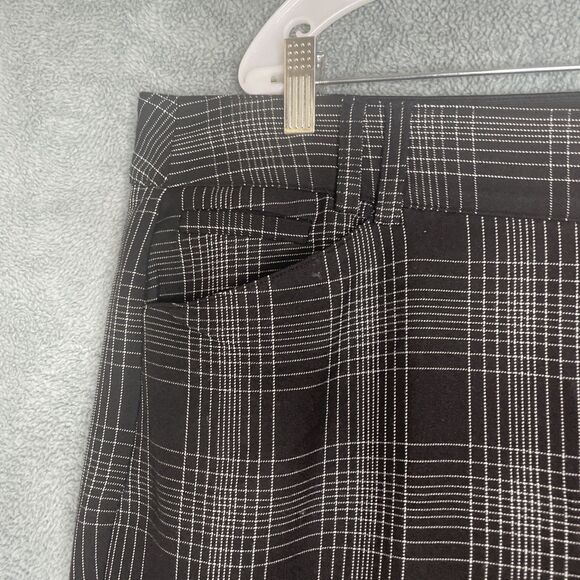 Lane Bryant Pants Womens 22 Long Black Straight‎ Leg Elastic Waistband Career - Picture 3 of 9